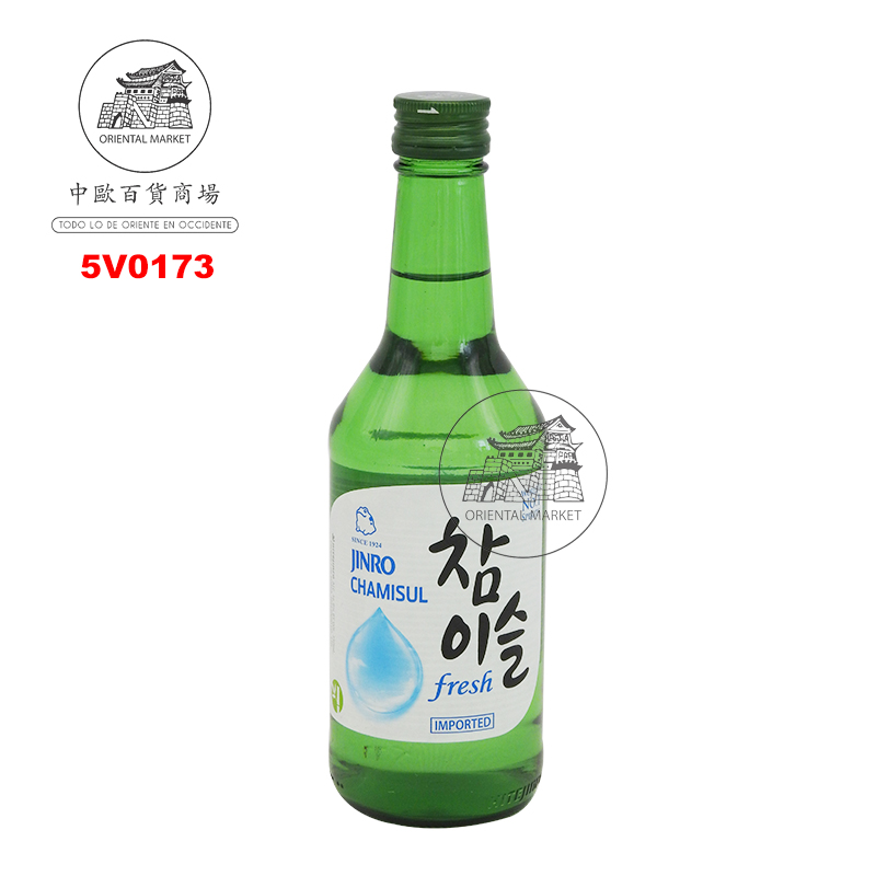 SOJU CHAMISUL FRESH (16,5%) *JINRO* 韩国真露烧酒 350ml/20