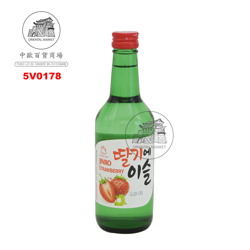 SOJU (13%) FRESA *JINRO* 真露草莓味烧酒 350ml/20