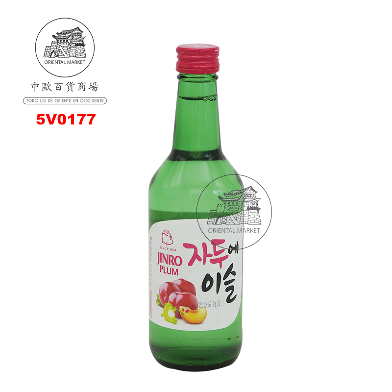 SOJU (13%) CIRUELA *JINRO* 真露梅子味烧酒 350ml/20