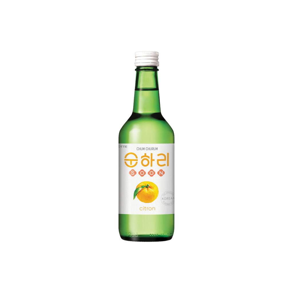 [502743/5V0143] SOJU (12%) CITRON *LOTTE* 乐天柚子味烧酒 350ml/20