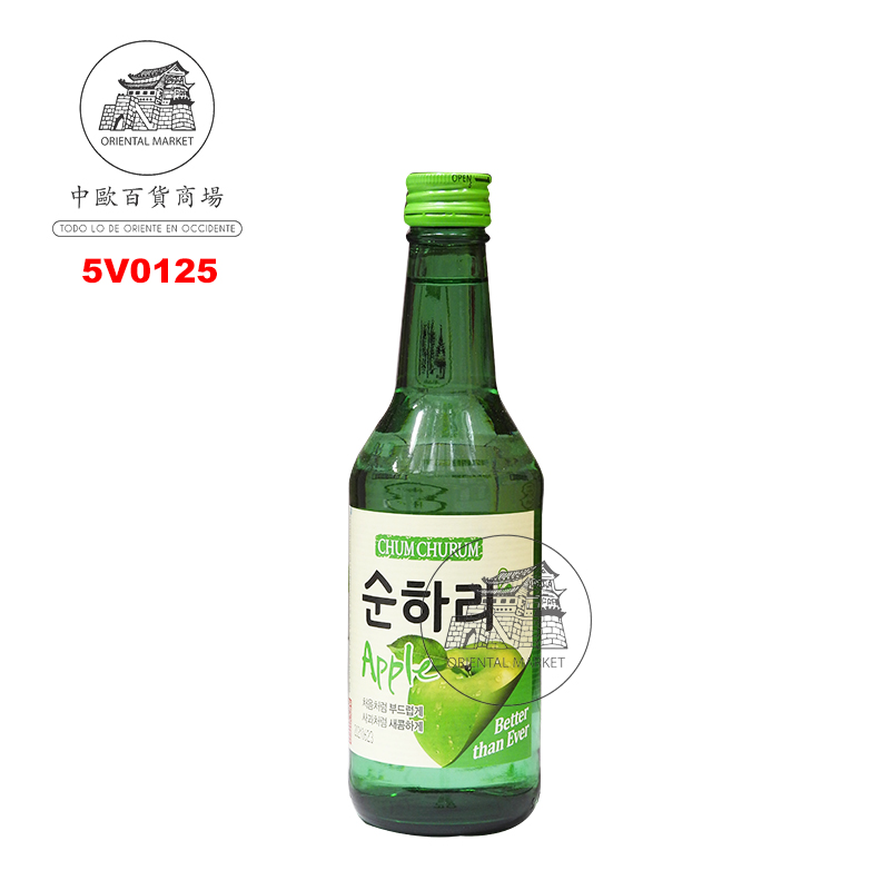 SOJU MANZANA (12%) *LOTTE* 韩国烧酒苹果味 350ml/20