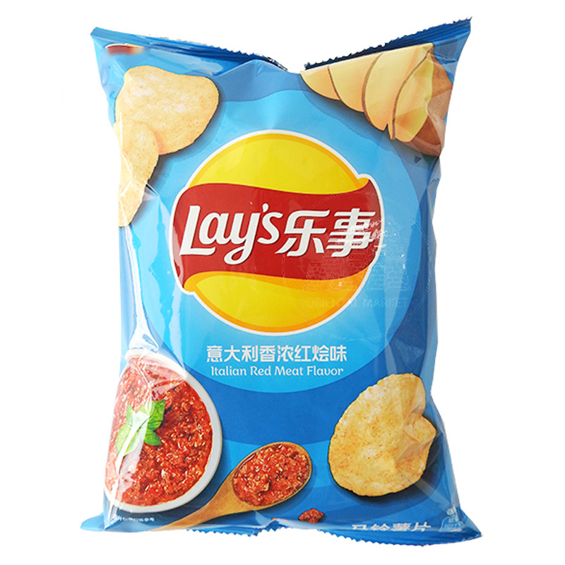 [501903/5C0816] CHIPS PATATA SABOR RAGÚ *LAYS* 乐事薯片意大利香浓红烩味 70g/22