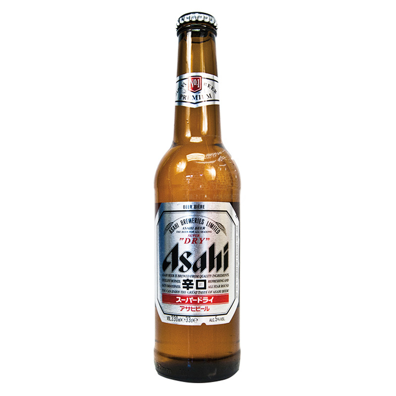 CERVEZA (5,2%) JAPONESA *ASAHI* 朝日辛口啤酒 330ml/24