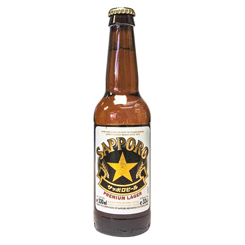 [501851/5C0002] CERVEZA (4,7%) JAPONESA *SAPPORO* 三宝乐啤酒 330ml/24
