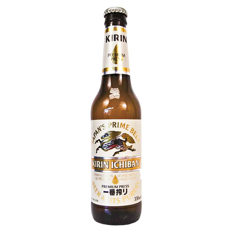 [501854/5C0207] CERVEZA (5%) JAPONESA *KIRIN ICHIBAN* 麒麟一番榨啤酒 330ml/24
