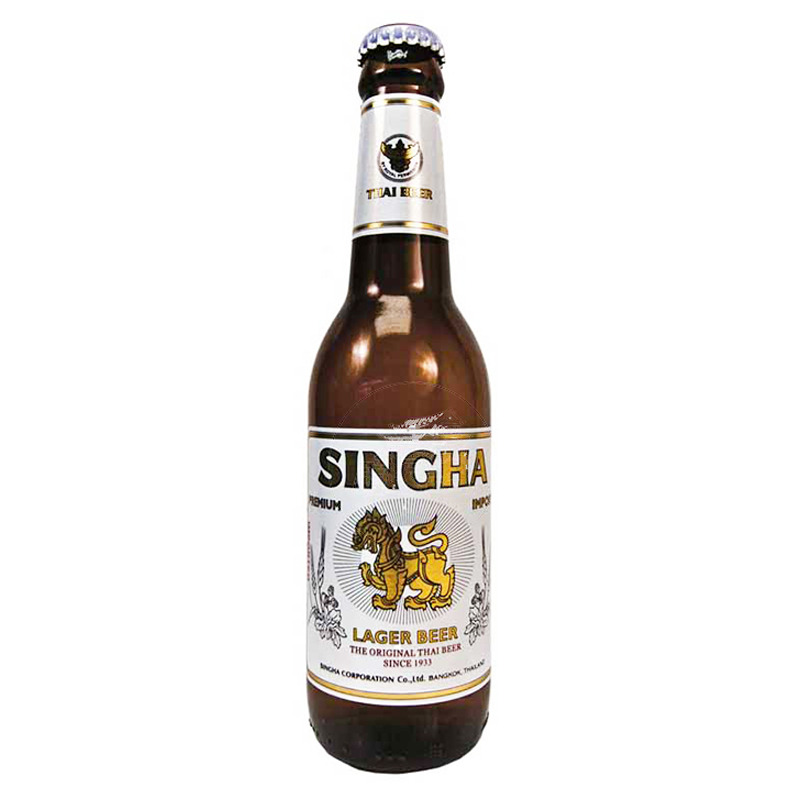 CERVEZA (5%) TAILANDIA *SINGHA* 胜狮泰国啤酒 330ml/24