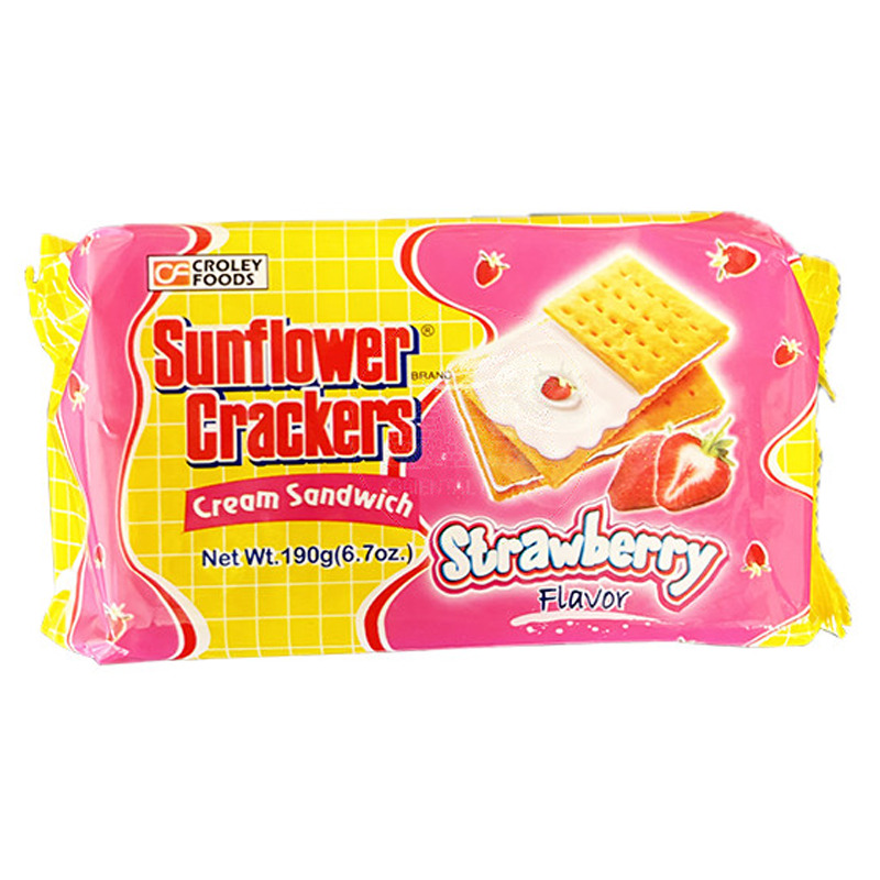 GALLETA SABOR FRESA *SUNFLOWER* 菲草莓饼干 190g/42