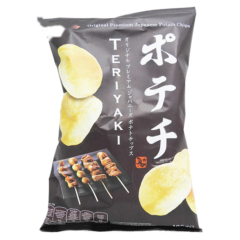 [500990/5C0772] CHIPS SABOR TERIYAKI POTECHI *KOIKEYA* 日本照烧味薯片 100g/12