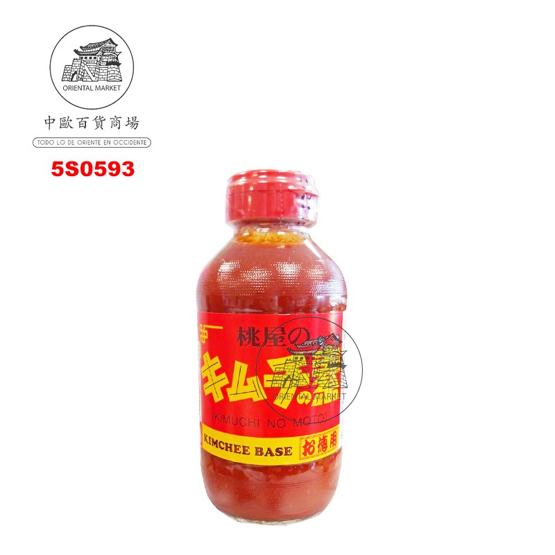 [502524/5S0593] SALSA KIMUCHI *MOMOYA* 日本桃屋可慕奇辣酱 450g/24