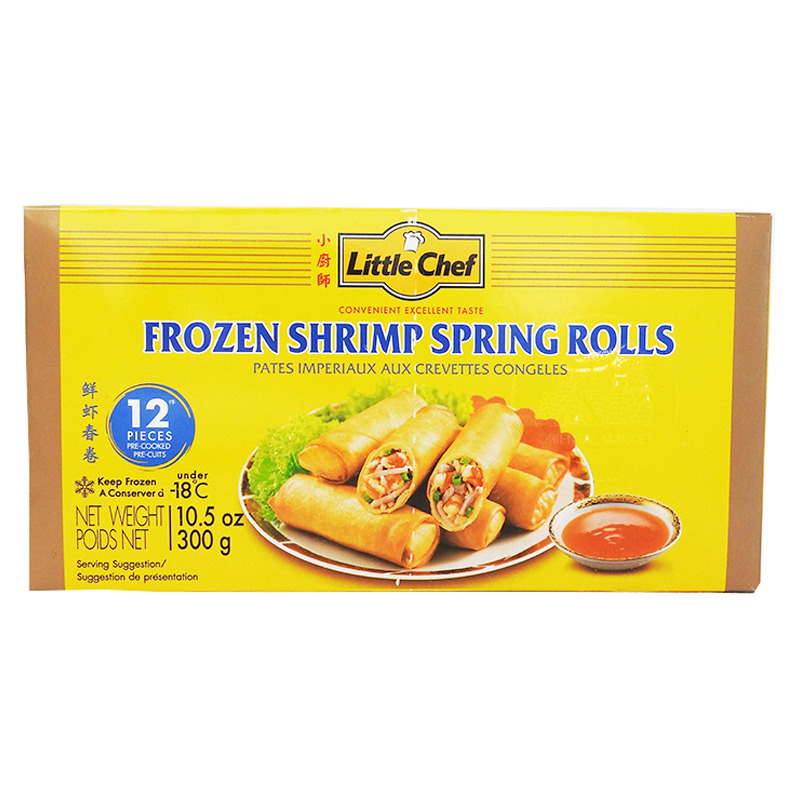 ROLLO GAMBA CONGELADO *LITTLE CHEF* 小厨师冻虾春卷 300g/24