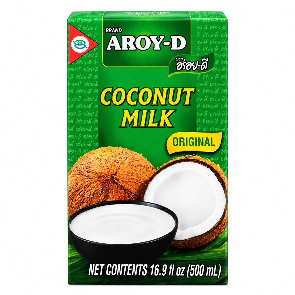 [502191/5E0158] LECHE COCO *AROY-D* 纯椰奶 500ml/24
