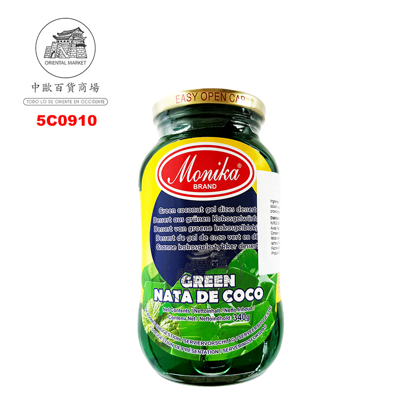 [501968/5C0910] CONFITURA NATA COCO(VERDE) *MONIKA* 菲律宾(绿)凉粉 340g/12