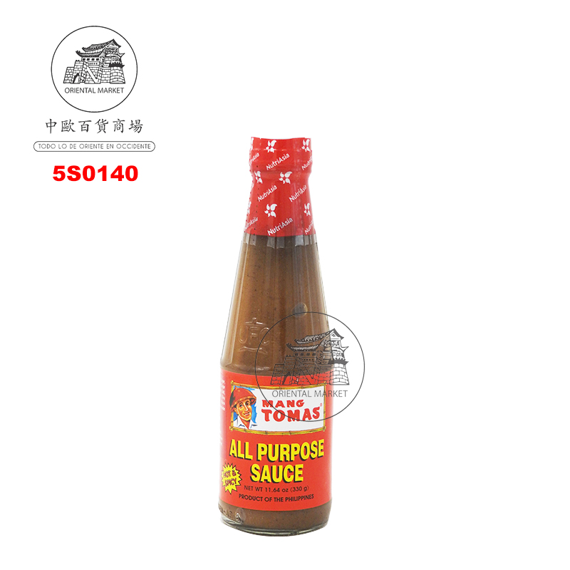 SALSA LECHON HOT *MANG TOMAS* 菲辣烤肉酱 330g/24