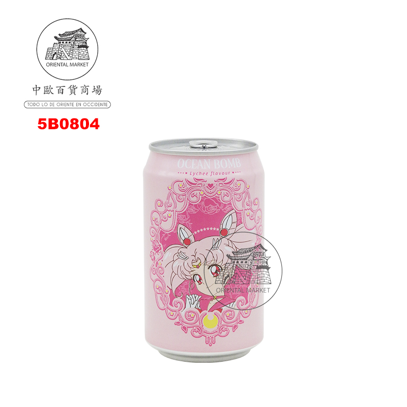 [501736/5B0804] BEBIDA LICHIS *OCEAN BOMB* 荔枝风味汽泡水 330ml/24