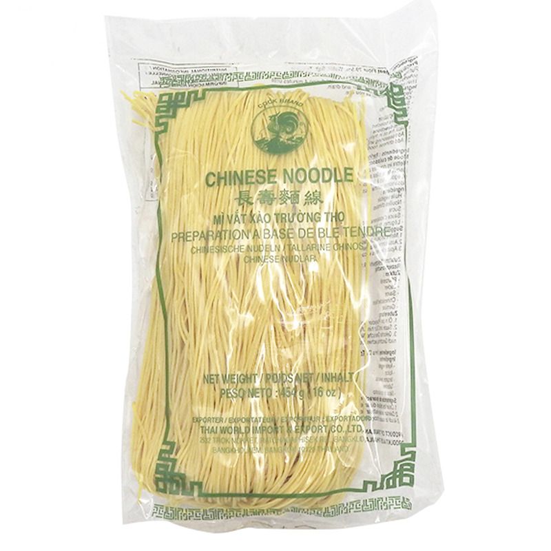 TALLARIN CHINO AMARILLO *COCK* 鸡标黄色长寿面 454g/24