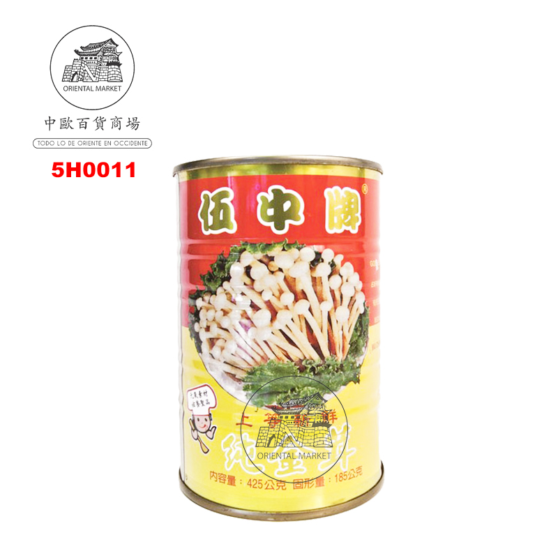 HONGOS GOLDEN *WU CHUN* 伍中金针菇 425g/24
