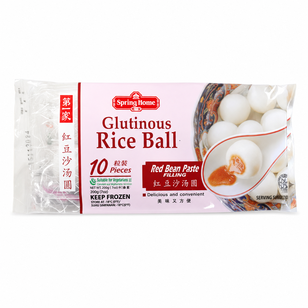 [200384/2B0014] BOLA ARROZ SOJA ROJA CONGELADA *SPRING HOME* 第一家冻红豆汤圆 200g/24