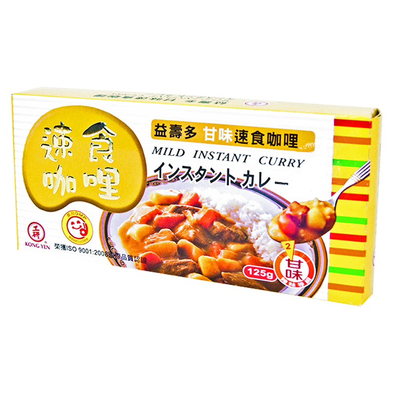 [502327/5P0286] PASTA CURRY SUAVE *KONGYEN* 工研甘味咖喱 125g/24