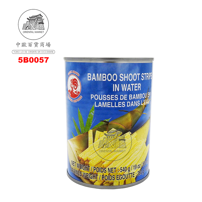 BAMBU TIRAS *COCK* 鸡标笋丝 540g/24