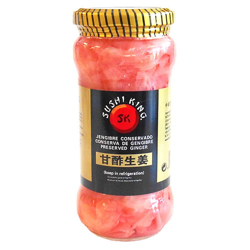 JENGIBRE ROSA GARI *SUSHI KING* 寿司王红醋姜片 360g/24