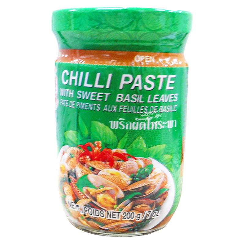 [501340/5P0026] PASTA CHILI ALBAHACA *COCK* 鸡标金不换辣酱 200g/24