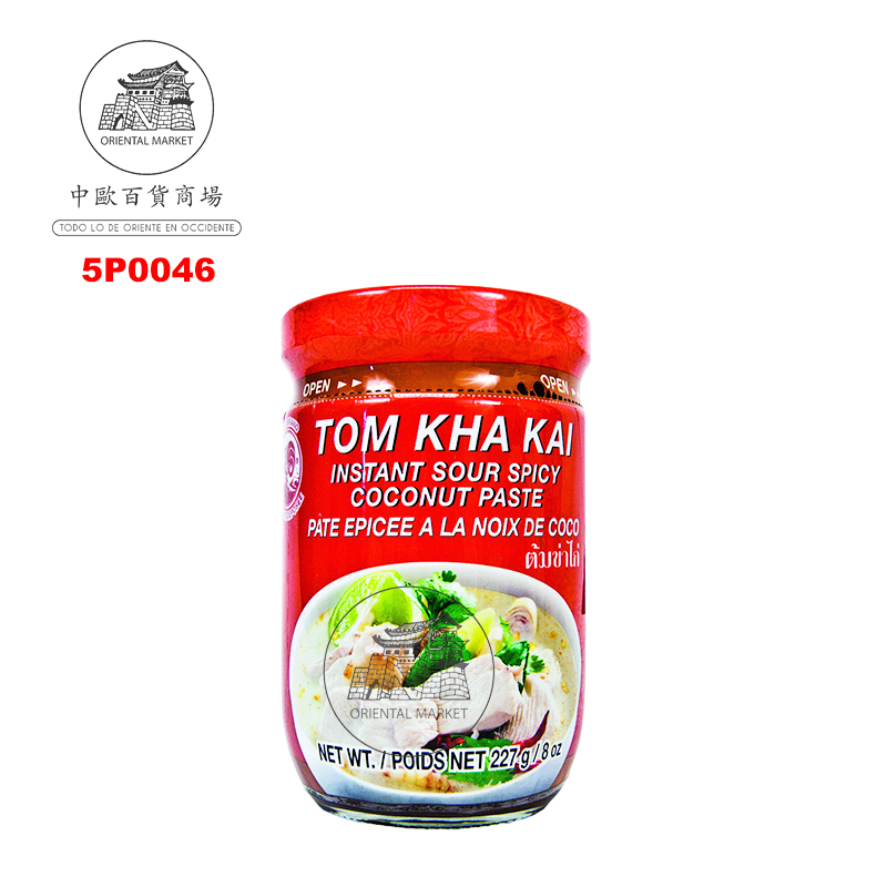 [502346/5P0046] PASTA TOM KHA KAI  *COCK* 鸡标泰式椰奶鸡汤酱 227g/24