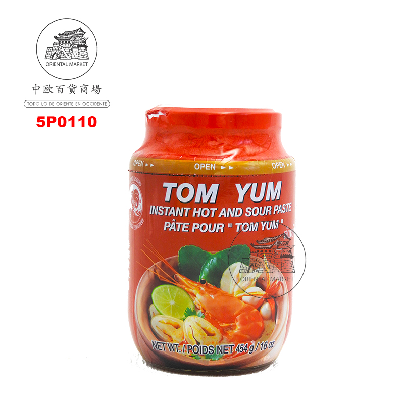 [501385/5P0110] PASTA TOM YUM KUNG *COCK* 鸡标冬阴功酸辣酱 454g/24