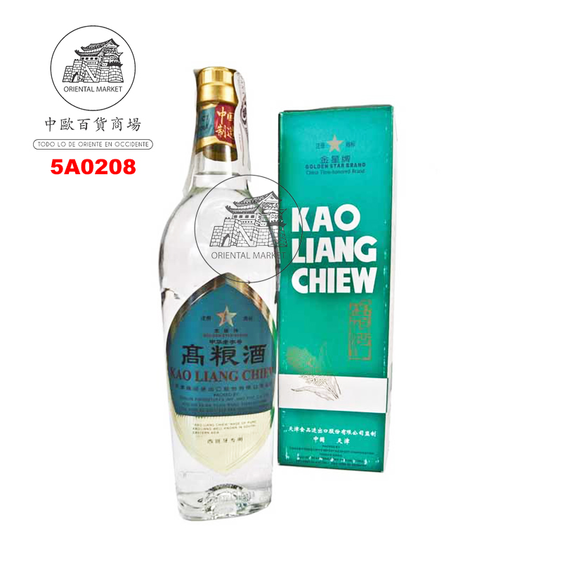 AGUARDIENTE KAOLIANG (62%) *TIANJIN* 天津高粱酒 500ml/24