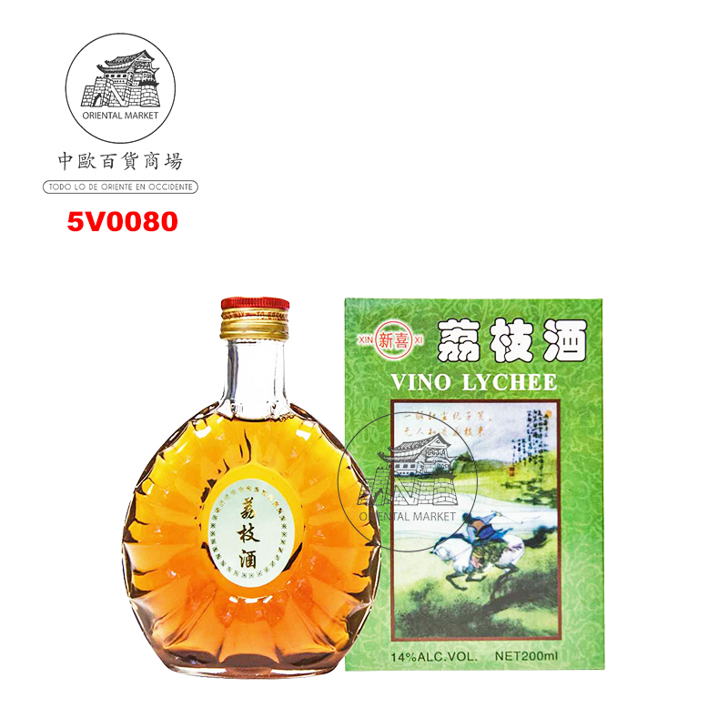 VINO LICHIS (14%) *XIN XI* 新喜礼盒荔枝酒 200ml/24