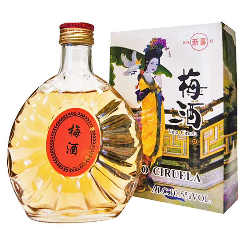 [502930/5V0079] VINO CIRUELA (10,5%) *XIN XI* 新喜礼盒梅酒 200ml/24