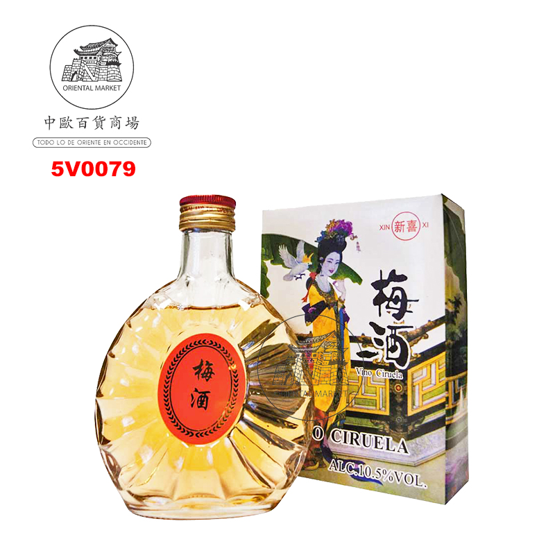 [502930/5V0079] VINO CIRUELA (10,5%) *XIN XI* 新喜礼盒梅酒 200ml/24