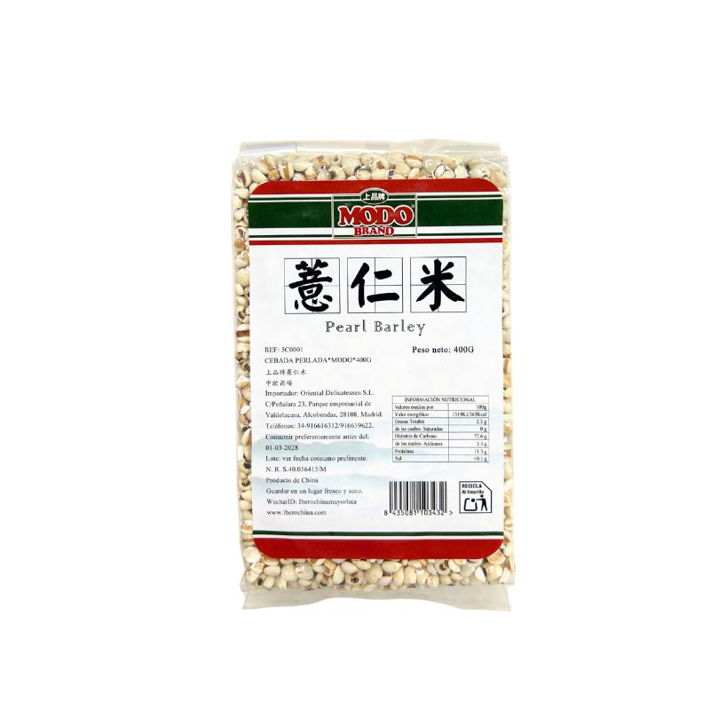 CEBADA PERLADA *MODO* 上品薏仁米 400g/30