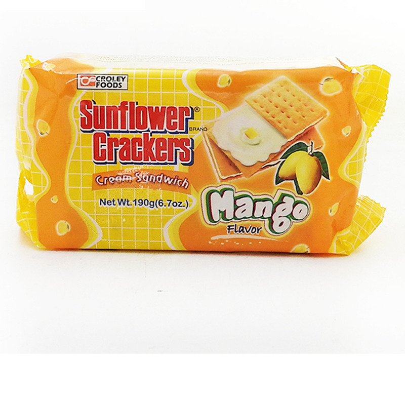 [502096/5G0192] GALLETA MANGO (S) *SUNFLOWER* 菲律宾芒果饼干 190g/42