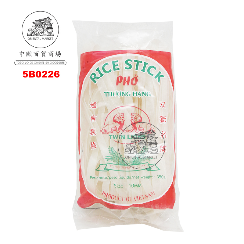 BARRITA ARROZ XL (10mm)  *TWIN LION* 双狮粿条 350g/30