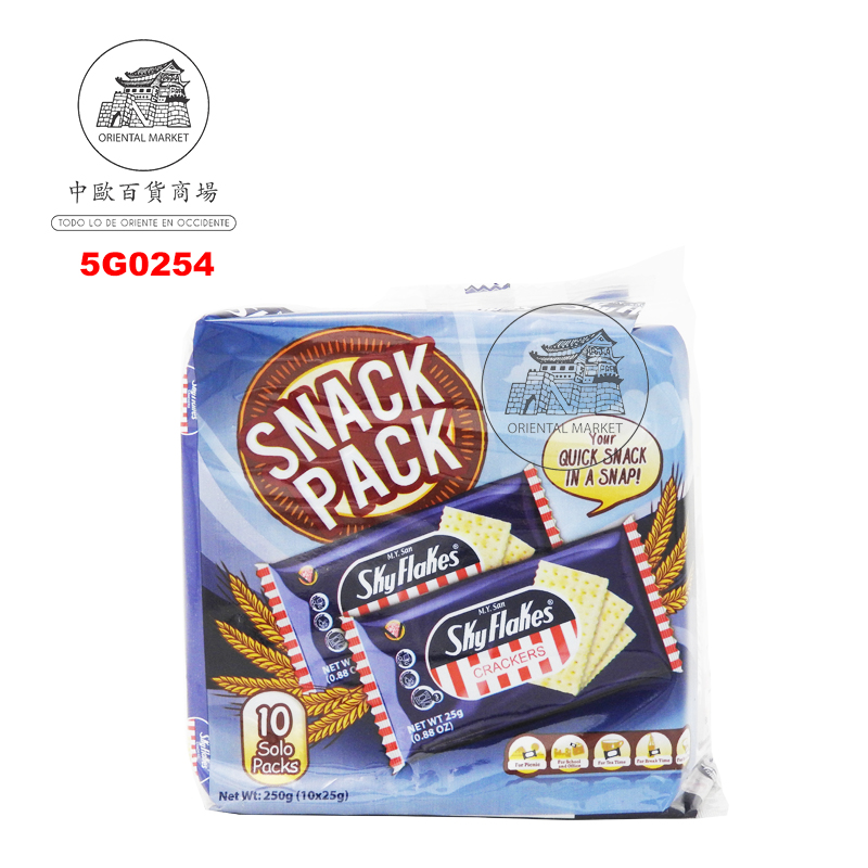 [502121/5G0254] GALLETA *SKYFLAKES* 菲律宾咸饼干 25g/10u/20