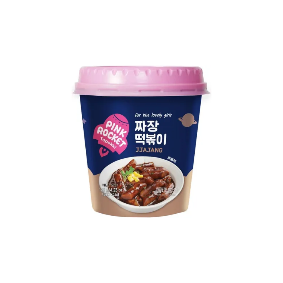 [502314/5P0751] PASTA ARROZ TOPPOKI JAJJANG *PINK ROCKET* 韩式炸酱炒年糕 120g/30