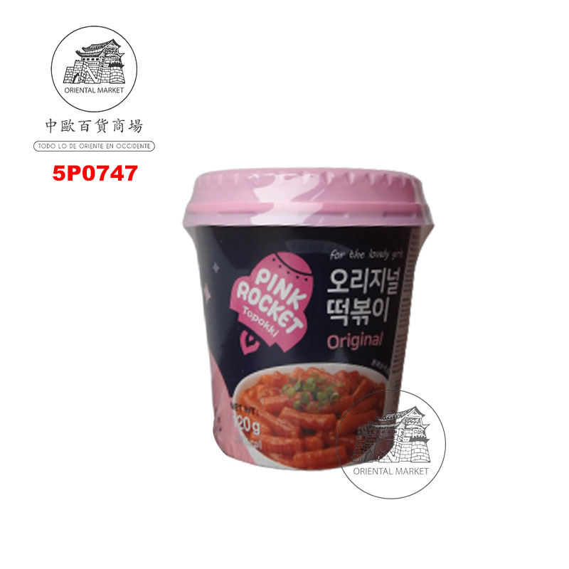 PASTA ARROZ TOPPOKI ORIGINAL *PINK ROCKET* 韩式甜辣炒年糕 120g/30