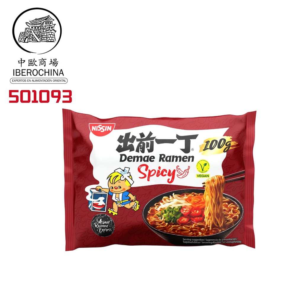 [501093/5T0088] RAMEN PICANTE *NISSIN* 香辣面 100g/30
