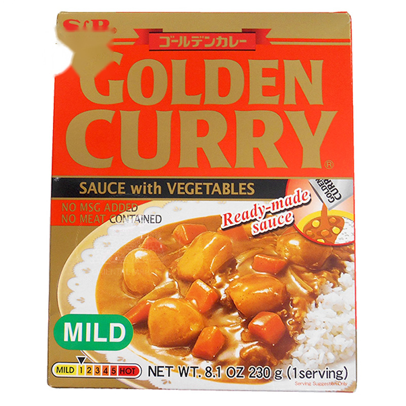 [501367/5P0296] SAZONADOR CURRY SUAVE *S&B* 微辣咖哩酱 230g/30
