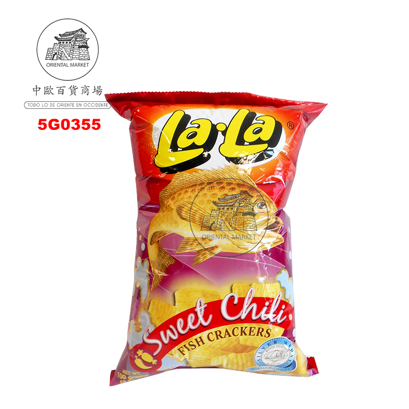 GALLETA PICANTE *LALA* 拉拉牌辣鱼片 100g/24