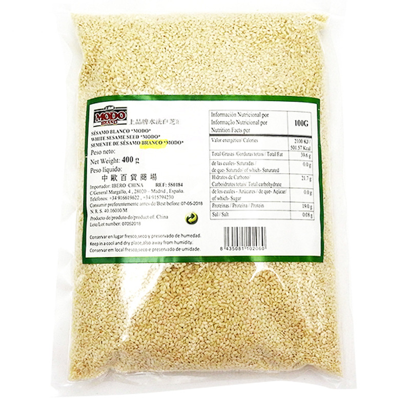 SESAMO BLANCO *MODO* 上品纯白芝麻 400g/30