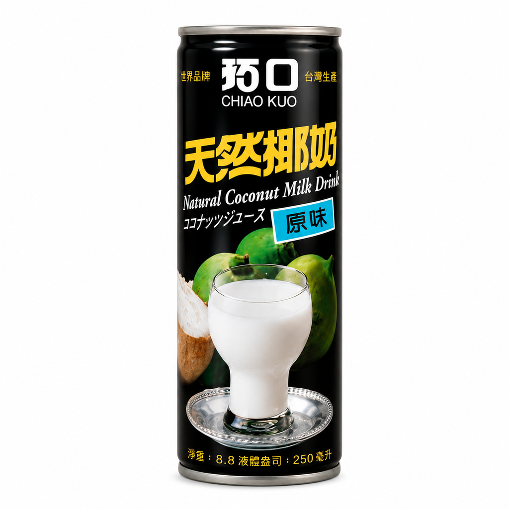 [501693/5B0053] BEBIDA COCO *CHIAO KUO* 巧口天然椰子奶 250ml/30