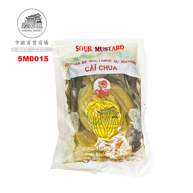 MOSTAZA CON CHILI PICANTE *COCK* 鸡标辣袋装酸菜 300g/36