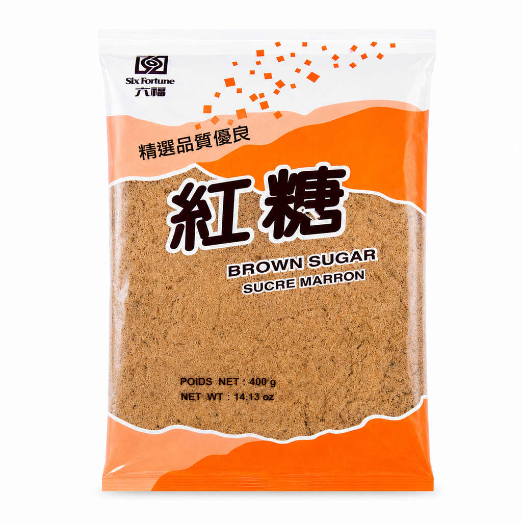 [501631/5A0015] AZÚCAR MORENO *SIX FORTUNE* 六福红糖 400g/40