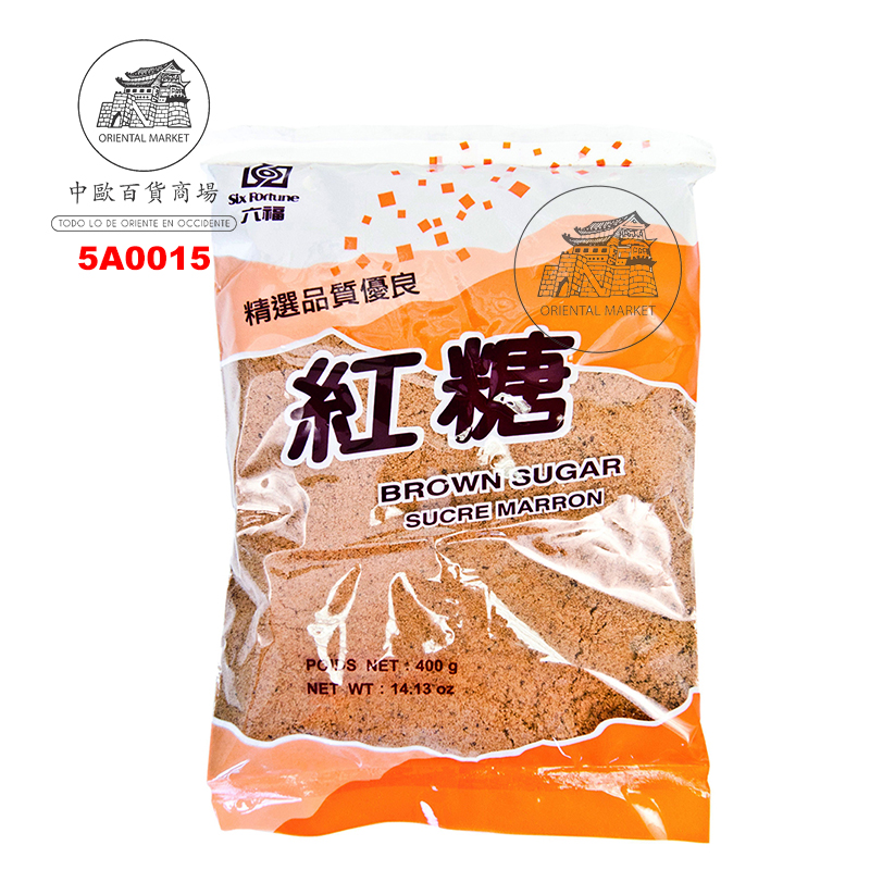 AZÚCAR MORENO *SIX FORTUNE* 六福红糖 400g/40
