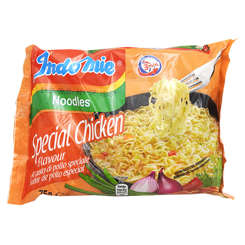 FIDEO INSTANTANEO POLLO ESPECIAL *INDOMIE* 特别鸡味营多面 75g/40