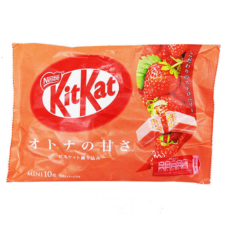[501918/5K0011] CHOCOLATE SABOR FRESA *KITKAT* 雀巢草莓巧克力 113g/12