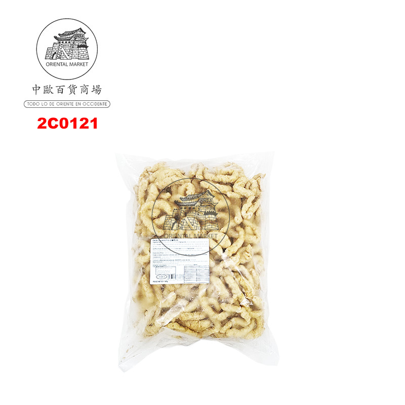 TIRA CERDO CRUJIENTE CONGELADO *MENGFU* 蒙福冻小酥肉 1,5kg/3