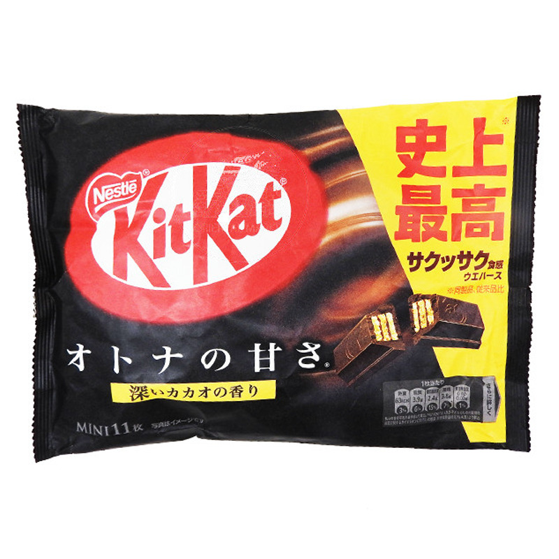 KITKAT OTONA NEGRA 雀巢黑巧克力 124.3g/12