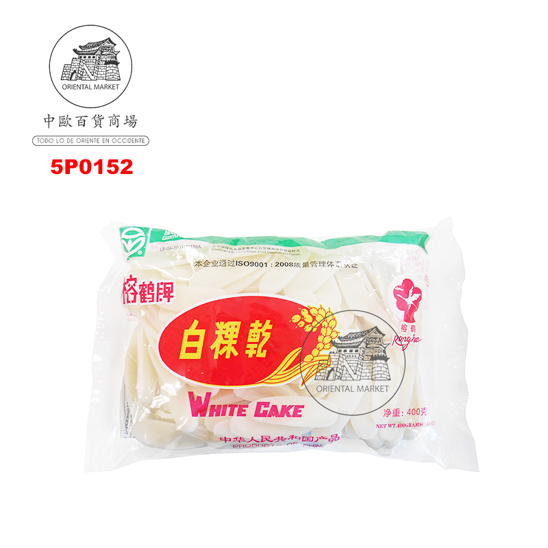 [502310/5P0152] PASTA ARROZ *RONGHE* 榕鹤年糕片 400g/50